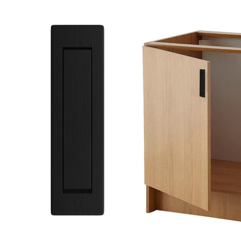 Ultra Slim Stainless Steel Flush Closet Door Handle 8cm Length Low Profile Invisible Recessed Cabinet Pull For Modern Doors No Protrusion Grip