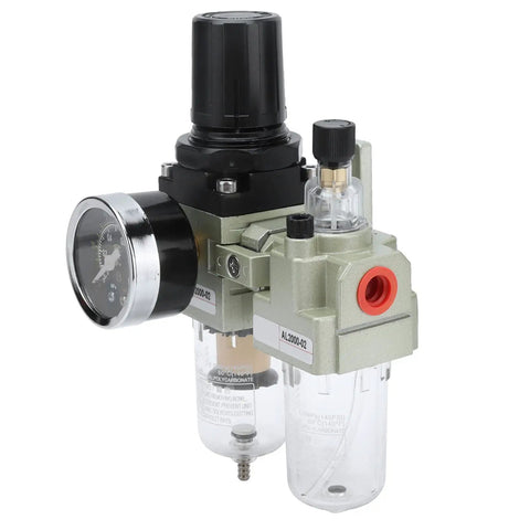 Heavy Duty Aluminum Alloy Filter Pressure Regulator Kit With Gauge for pneumatic systems and air filtration workhorse modular component