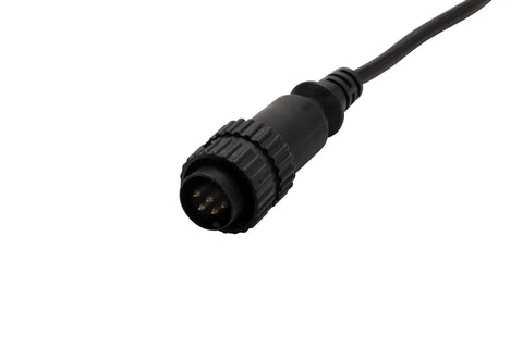 Close-up of connector on Micro Soldering Pencil 55 Watt Handpiece With O Tip Black Pro Grade Soldering Tool For Tiny Joints