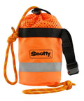 Rescue Throw Bag With 50 Feet Of Floating MFP Rope For Water Rescue And Lifesaving, adjustable strap, reflective band, orange bag