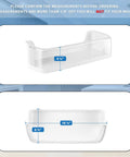 Upgraded Lifetime Door Shelf Basket Bin Replacement For Samsung Refrigerator DA9708348A with 4 1/4" height, 16 3/4" width