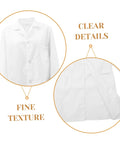 Men's Dope White Lab Coat Doctor Costume For Adults Premium Cotton Medical Coat Pro Grade Look with clear details