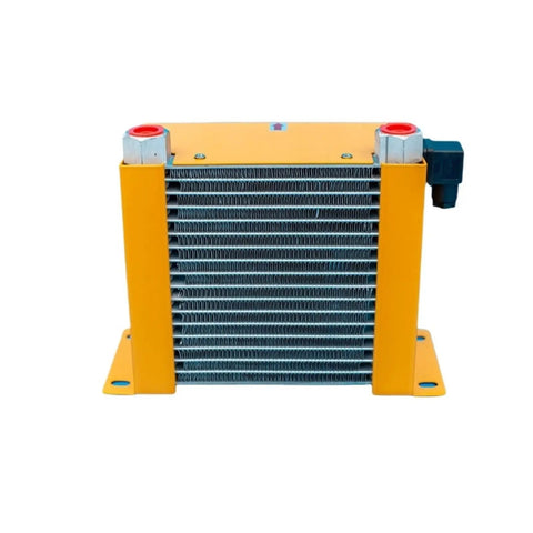 Air Cooled Hydraulic Oil Radiator Cooler With 30 Liters Per Minute Flow And One Point One Kilowatt Cooling Capacity Delivers Heavy Duty Energy Efficient Oil Heat Dissipation For Industrial Equipment Across Tough Working Environments