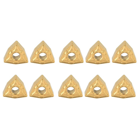 10 Pieces WNMG 432 And WNMG0804 CNC Carbide Inserts Built Tough With High Density Coated Finish for Lathe Milling Tools