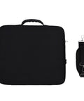 Front view of 17 Slot Billiard Ball Case With Foam Lining And Mesh Pouch Adjustable Shoulder Strap And Dual Zip Closure