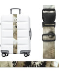 Cool Grunge Antique Gears Luggage Strap With Adjustable Buckle Runs From 4 To 6 Feet Fit Most 20-32 Inch Suitcases with suitcase