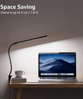 Clip On Desk Lamp LED Reading Light With USB Power Dimmable 3 Color Modes And 10 Brightness Levels Small Clamp Table Light