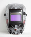 Front view of True Color Auto Darkening Welding Helmet With Wide Shade Range 4/5-13, Solar Powered Eye Protection