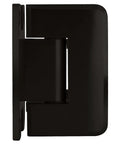 Side view of Oil Rub Bronze Wall Mount Door Hinge With Full Back Plate Self Centering and Reversible 5 Degree Pivot Pin For Smooth Swing And Easy Install