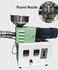 Desktop 3D Printer Filament Extruder Converts Plastic Waste Into Reliable Filament Supports ABS PLA PETG TPU With Tough Steel Screw, features round nozzle.