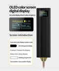 OLED display of Portable Handheld Spot Welder For Nickel Strip And Nickel Band Welding 80 Gear DIY Arc Welder