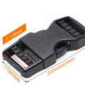 One Inch Quick Release Plastic Buckle For Webbing Straps Heavy Duty 25mm Side Release Buckle With Dual Adjustable No Sewing Needed