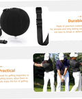 Three Piece Golf Swing Trainer Inflatable Posture Aid With Inflator Portable Practice Tool For Golfers Of All Levels Helps Correct Posture