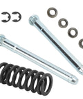 Door Hinge Pin Bushing Kit Direct Fit With Spring For Jimmy Sonoma S10 Metal Replacement Hinge Pins 0.380 X 4.17 In For Front And Rear Doors Restores Alignment And Smooth Opening. Two metal hinge pins, bushings, clips, and spring.