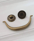 4.25 Inch Dresser Pull Handle Antique Bronze Zinc Alloy Cabinet Hardware Drawer Pull With 108mm Center To Center Rustic Retro