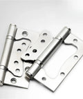 Top Shelf 4 Inch Stainless Steel Furniture Hinges Deliver Smooth As Butter Quiet Operation For Sturdy Wooden Doors And Cabinets Featuring No Sweat One Point Five Inch Mounting Base Two Pack Rich Gold Coating - stainless steel hinges