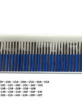 Thirty Piece Pro Grade Diamond Burr Bit Set With Ball Cone Cylinder Taper Flame Shapes For Grinding Sanding Deburring And Shaping
