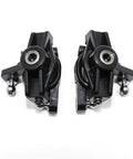 Heavy Duty Steering Cup And C Hub Carrier Rear Hub Set Replacement Upgraded RC Car Parts showcasing black resin pieces from a front angle.