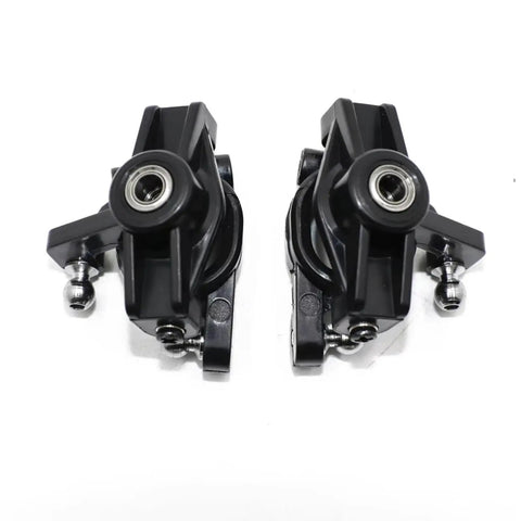 Heavy Duty Steering Cup And C Hub Carrier Rear Hub Set Replacement Upgraded RC Car Parts showcasing black resin pieces from a front angle.