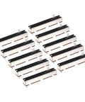 10Pcs Straight Linear Slide Potentiometers 3 Pin B10K 88Mm Length 60Mm Travel 4x10Mm Handle Faders Pro Grade Variable Resistors