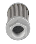 Nan Hydraulic Suction Strainer Stainless Steel Mesh Fuel Filter front view showing mesh and threaded opening