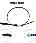 Automatic Transmission Gear Shifter Cable Replacement For 12477640 OEM Part Number 905 144 with detailed views