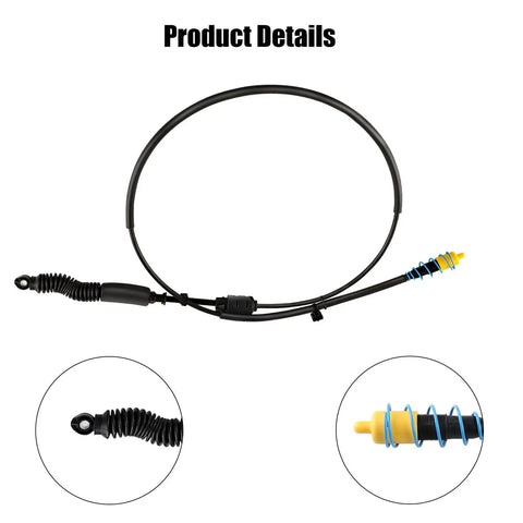 Automatic Transmission Gear Shifter Cable Replacement For 12477640 OEM Part Number 905 144 with detailed views