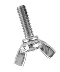 Close-up of Five Pack M5 Wing Screws 304 Stainless Steel Butterfly Bolts Kit For Industrial And Home Appliance Assembly Built Tough