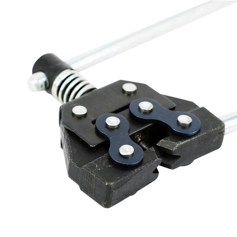 Roller Chain Breaker Detacher Cutter Splitter Tool For Chain Sizes 25 35 41 40 50 60 415H 428H 520 530 close-up of tool head
