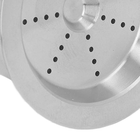 Close-up of Premium Reusable Stainless Steel Coffee Filter Pods For Drip Machines featuring double mesh screen holes.