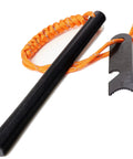 Extra Large Ferro Rod Fire Starter Kit 6 Inch By Half Inch Flint and Steel Survival Tool With Paracord and Multi Tool Striker