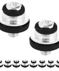 Black M3 8x8.7mm Miniature Hard Drive Screws Set for Mini Desktops Easy Install Computer Case Screws Tiny Electronics Screws