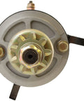 12V Marine Starter Replacement For Evinrude Outboards, 9-Tooth PMDD, CCW Rotation, frontal view of gear mechanism