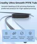 Ultra Smooth PTFE Tube 1M Bowden Upgrade For Ender 3 Series 3D Printers 2Mm ID 1.75Mm Filament Heat Resistant