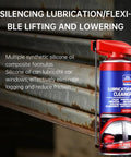 Specialist Silicone Lubricant Spray With Dual Straw Sprays For Doors, Hinges, Bikes, Sewing Machines, Garage Doors And Metal Parts Fast Drying, Non Sticky Slick Long Lasting Lubrication 6.76 Oz can beside metal door
