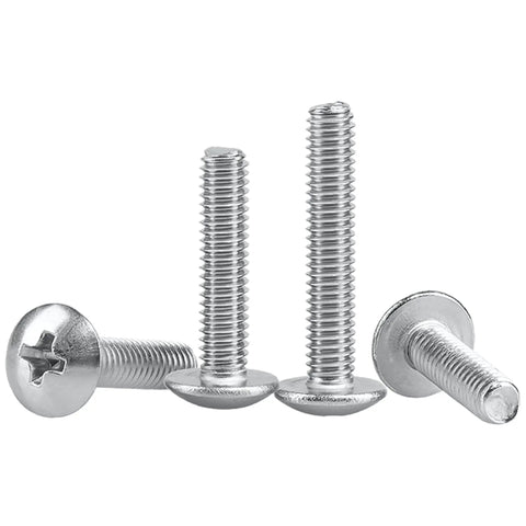 Top Shelf 304 Stainless Steel M4 X 30 Mm Phillips Flat Head Machine Screws 50 Piece Heavy Duty Kit presented in various angles.