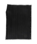 Telescopic Accordion Bellows Cover For CNC Machines And Tools Built Tough To Protect Milling Machines And Lathes Guide Rails Black 400x600mm