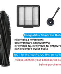 Replacement Parts Kit For Shark ION Robot AV751 AV752 AV753 S87 R85 RV850 Vacuum Cleaner Accessories shown: main brush, filter, side brush.