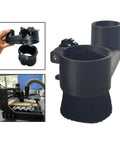 Pro Grade Cnc Spindle Dust Shields Featuring Tough Detachable Bristles That Mop Up Nasty Sawdust Like A Champ While Locking In Motor Life For Your 300W And 500W Router Machines, close-up view with bristles.