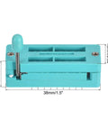 Universal ZIF IC Test Socket 18 Pin 3mm Pitch For Microcontrollers Chips And Breadboards, green socket with dimensions