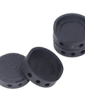 4 Pack Height Adjustable Furniture Feet Pads Set Made From Plastic Resin Fiber With TPU Glue stacked and separated for strong load bearing