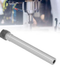 Heavy Duty ER16A Collet Chuck Holder With Straight Shank Designed For CNC Milling And Lathe Work Featuring Durable Manganese Steel Construction Plus Included Wrench For Easy Novice Use, shown with smooth finish and hexagonal end.