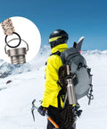 Mountaineer with Six Pack Paracord Keychains With Carabiner Clip And Braided Lanyard For Keys Backpacks And Outdoor Gear
