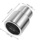 Silver Tall Truck Lift Extension Adapter With 1.38 Inch Lift Heightening Leg And 1.54 Inch Hole Jack Riser For Bottle Jacks