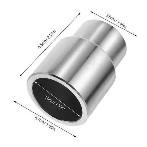 Silver Tall Truck Lift Extension Adapter With 1.38 Inch Lift Heightening Leg And 1.54 Inch Hole Jack Riser For Bottle Jacks