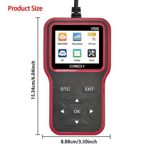 OBD2 Scanner Diagnostic Tool For Check Engine Light Codes And Reset DTC Data Stream I M Readiness Car And Truck Scan Tool