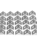 4040 Aluminum Corner Brackets Set Beefy Rock Solid L Shape Right Angle Braces Fasteners For Furniture 25 Piece Cast Aluminum Construction