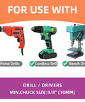Three And Three Quarters Inch Bi Metal Hole Saw Drill Bits Kit With Arbor And Pilot Bit compatible with pistol, cordless, bench drills