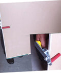 No Sweat Drywall And Gypsum Board Lifter Set Adjustable Angle Handles Lightweight One Pair for lifting gypsum board.