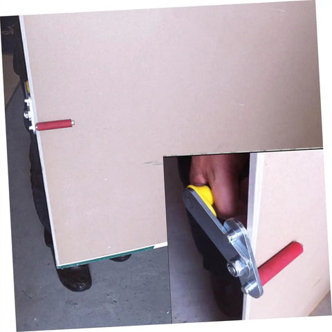 No Sweat Drywall And Gypsum Board Lifter Set Adjustable Angle Handles Lightweight One Pair for lifting gypsum board.